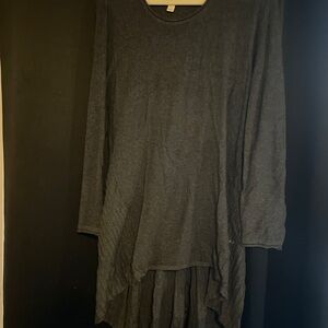 Gray Long Sleeve Tunic